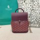 AAAAA Replica Goyard Alpin Mini Burgundy Goyardine Canvas Backpack Fake Clone