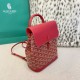AAAAA Replica Goyard Alpin Mini Red Goyardine Canvas Backpack Fake Clone