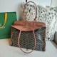 Replica Goyard Hardy PM brown goyardine canvas tote bag Knockoff Cheap AAAAA Replica Goyard Hardy PM brown goyardine canvas tote bag Fake Clone