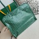 AAAAA Replica Goyard Hardy PM green goyardine canvas tote bag Fake Clone