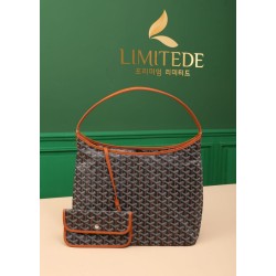 AAAAA Replica Goyardine Boheme Hobo bag brown Fake Clone