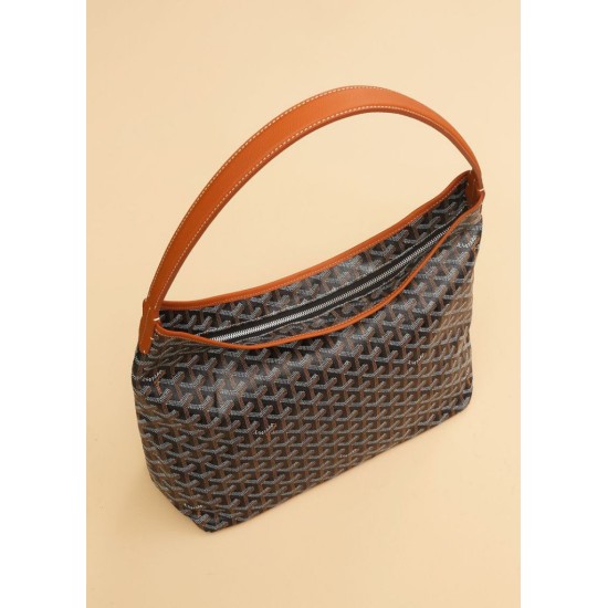 Replica Goyardine Boheme Hobo bag brown Knockoff Cheap AAAAA Replica Goyardine Boheme Hobo bag brown Fake Clone
