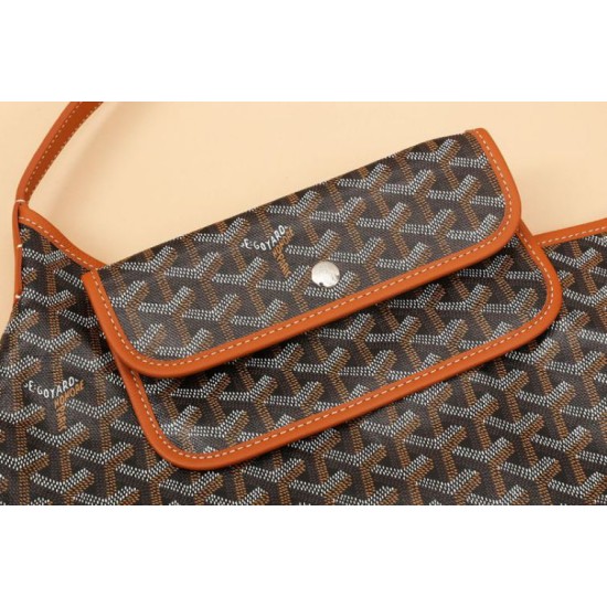 Replica Goyardine Boheme Hobo bag brown Knockoff Cheap AAAAA Replica Goyardine Boheme Hobo bag brown Fake Clone
