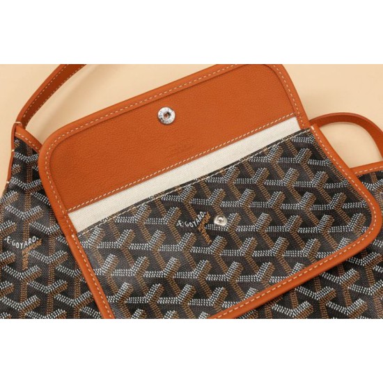 Replica Goyardine Boheme Hobo bag brown Knockoff Cheap AAAAA Replica Goyardine Boheme Hobo bag brown Fake Clone