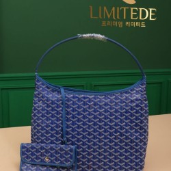 AAAAA Replica Goyardine Boheme Blue Hobo Bag Fake Clone