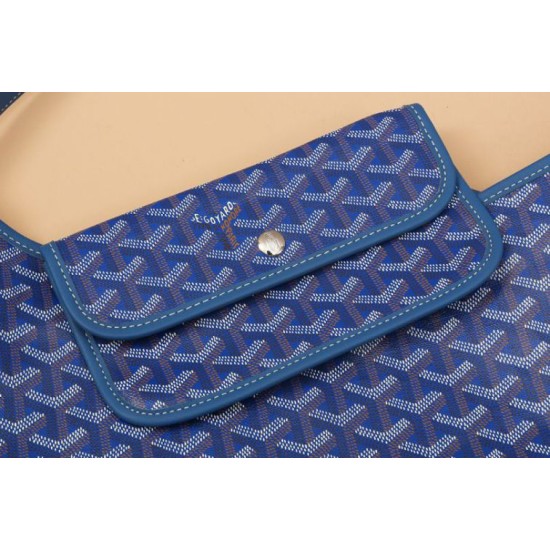Replica Goyardine Boheme Blue Hobo Bag Knockoff Cheap AAAAA Replica Goyardine Boheme Blue Hobo Bag Fake Clone
