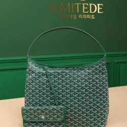 AAAAA Replica Goyardine Boheme Green Hobo Bag Fake Clone