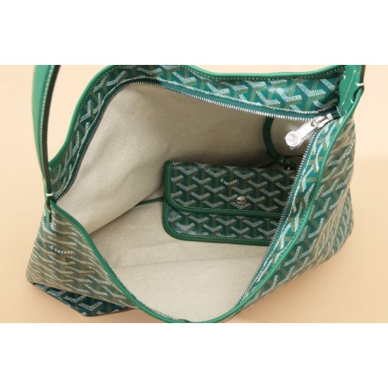 AAAAA Replica Goyardine Boheme Green Hobo Bag Fake Clone
