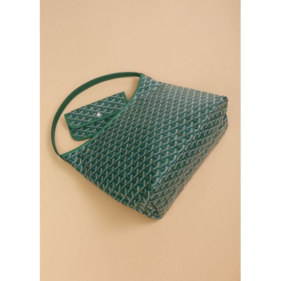 AAAAA Replica Goyardine Boheme Green Hobo Bag Fake Clone