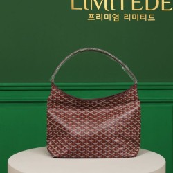 AAAAA Replica Goyardine Boheme Hobo Bag Burgundy Fake Clone