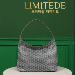 Replica Goyardine Boheme hobo bag grey Knockoff Cheap AAAAA Replica Goyardine Boheme hobo bag grey Fake Clone