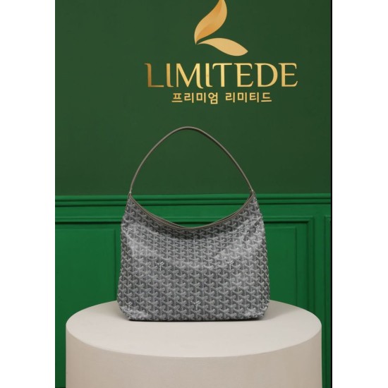 AAAAA Replica Goyardine Boheme hobo bag grey Fake Clone