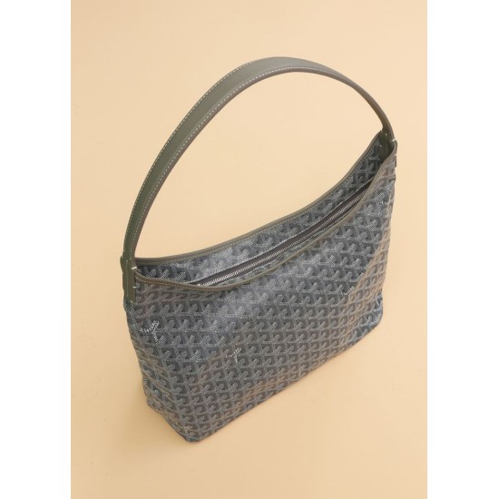 AAAAA Replica Goyardine Boheme hobo bag grey Fake Clone