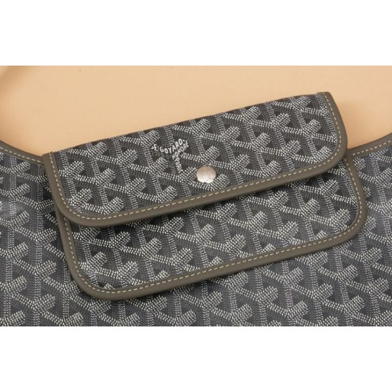 AAAAA Replica Goyardine Boheme hobo bag grey Fake Clone
