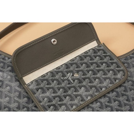 AAAAA Replica Goyardine Boheme hobo bag grey Fake Clone