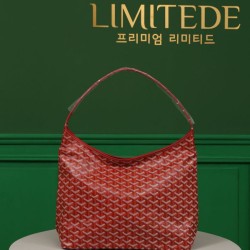 Replica Goyardine Boheme Red Hobo Bag Knockoff Cheap AAAAA Replica Goyardine Boheme Red Hobo Bag Fake Clone