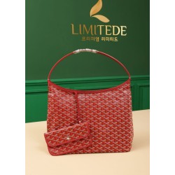 AAAAA Replica Goyardine Boheme Red Hobo Bag Fake Clone