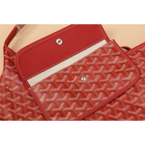 AAAAA Replica Goyardine Boheme Red Hobo Bag Fake Clone