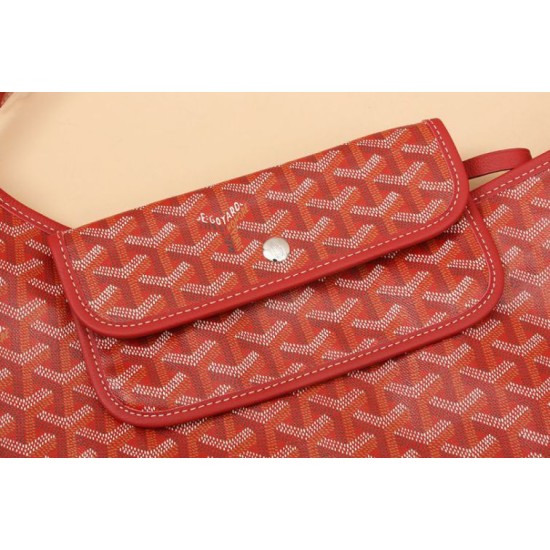 AAAAA Replica Goyardine Boheme Red Hobo Bag Fake Clone