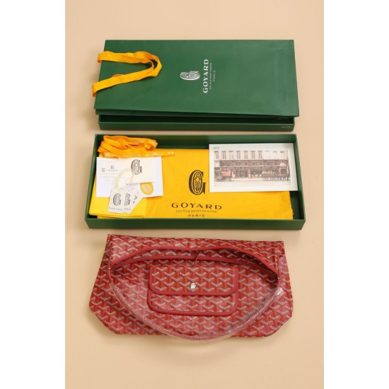 AAAAA Replica Goyardine Boheme Red Hobo Bag Fake Clone