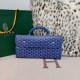Replica Goyard Saint Léger softshell backpack blue Goyardine canvas Knockoff Cheap AAAAA Replica Goyard Saint Léger softshell backpack blue Goyardine canvas Fake Clone