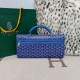 Replica Goyard Saint Léger softshell backpack blue Goyardine canvas Knockoff Cheap AAAAA Replica Goyard Saint Léger softshell backpack blue Goyardine canvas Fake Clone
