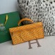 AAAAA Replica Goyard Saint Léger softshell backpack yellow Goyardine canvas Fake Clone