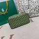 AAAAA Replica Goyard Cap-Vert PM Goyardine canvas bag green Fake Clone