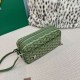 AAAAA Replica Goyard Cap-Vert PM Goyardine canvas bag green Fake Clone