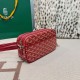 AAAAA Replica Goyard Cap-Vert PM Goyardine canvas bag red Fake Clone