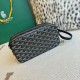 AAAAA Replica Goyard Cap-Vert PM Goyardine canvas bag black Fake Clone