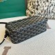 AAAAA Replica Goyard Cap-Vert PM Goyardine canvas bag black Fake Clone
