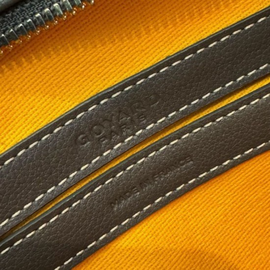 AAAAA Replica Goyard Cap-Vert PM Goyardine canvas bag gray Fake Clone