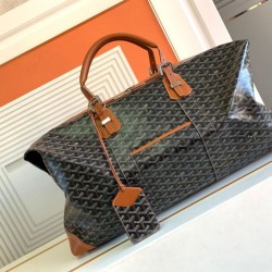 AAAAA Replica Goyard Boeing 55 travel bag brown Fake Clone