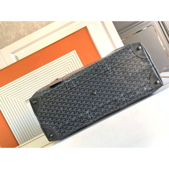 Replica Goyard Boeing 55 travel bag black Knockoff Cheap AAAAA Replica Goyard Boeing 55 travel bag black Fake Clone