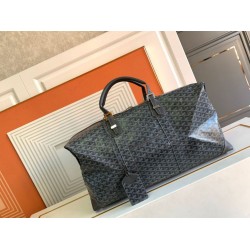 AAAAA Replica Goyard Boeing 55 travel bag black Fake Clone