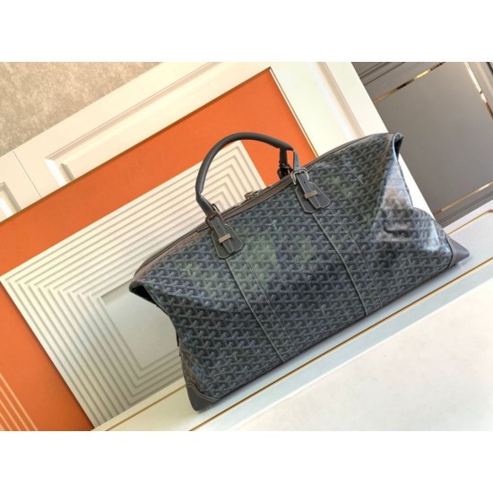 Replica Goyard Boeing 55 travel bag black Knockoff Cheap AAAAA Replica Goyard Boeing 55 travel bag black Fake Clone