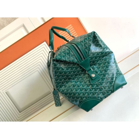 AAAAA Replica Goyard Boeing 55 travel bag green Fake Clone