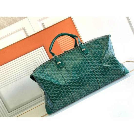 AAAAA Replica Goyard Boeing 55 travel bag green Fake Clone