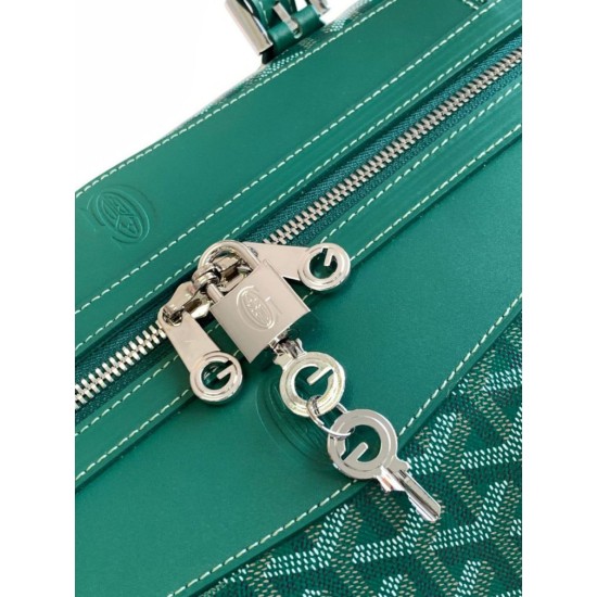 AAAAA Replica Goyard Boeing 55 travel bag green Fake Clone