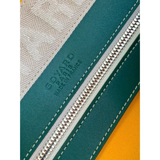 AAAAA Replica Goyard Boeing 55 travel bag green Fake Clone