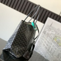 AAAAA Replica Goyard Saint Louis PM/GM Goyardine coated tote bags gray Fake Clone