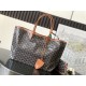 AAAAA Replica Goyard Saint Louis PM/GM Goyardine coated tote bags brown Fake Clone