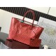 AAAAA Replica Goyard Saint Louis PM/GM Tote Bags Goyardine Coated Red Fake Clone