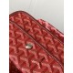 AAAAA Replica Goyard Saint Louis PM/GM Tote Bags Goyardine Coated Red Fake Clone