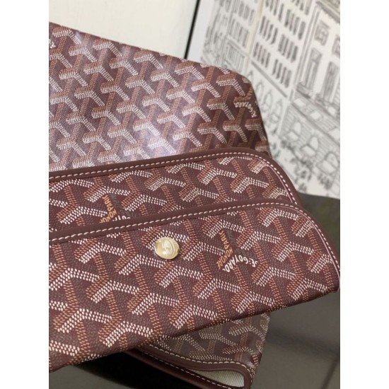 Replica Goyard Saint Louis PM/GM tote bags Burgundy Goyardine coating Knockoff Cheap AAAAA Replica Goyard Saint Louis PM/GM tote bags Burgundy Goyardine coating Fake Clone