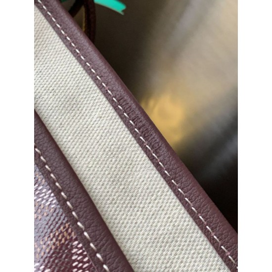 Replica Goyard Saint Louis PM/GM tote bags Burgundy Goyardine coating Knockoff Cheap AAAAA Replica Goyard Saint Louis PM/GM tote bags Burgundy Goyardine coating Fake Clone