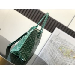 AAAAA Replica Goyard Saint Louis PM/GM tote bags Green Goyardine coated Fake Clone