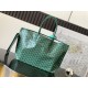 AAAAA Replica Goyard Saint Louis PM/GM tote bags Green Goyardine coated Fake Clone