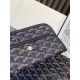 AAAAA Replica Goyard Saint Louis PM/GM Tote Bags Goyardine Coated Black Fake Clone
